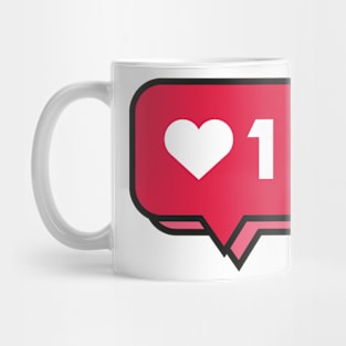 Like notification sticker Mug